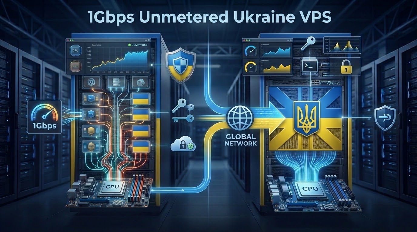 High-throughput streaming network layout showing 1Gbps unmetered uplink distributing concurrent video streams with zero packet drop