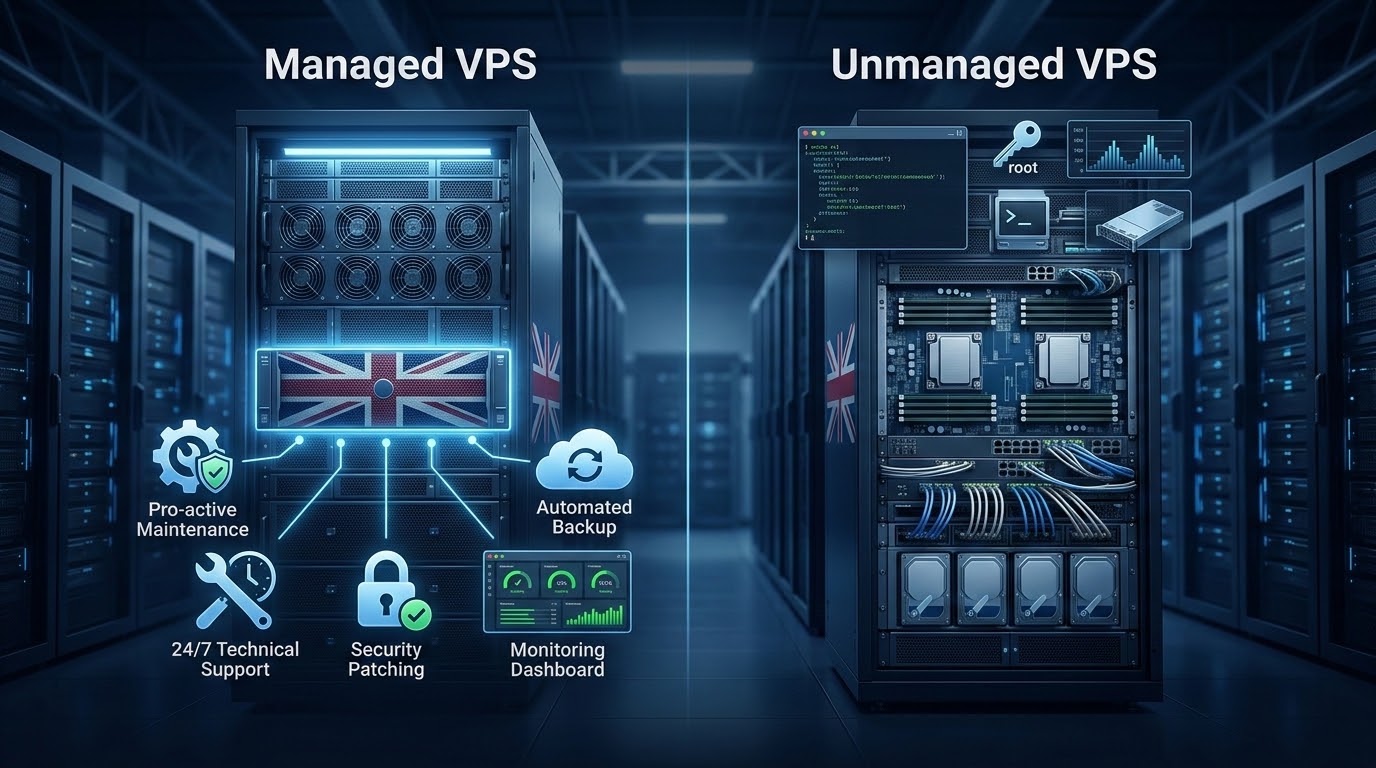 Managed vs Unmanaged UK VPS