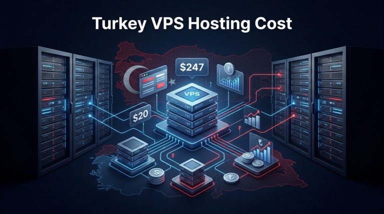 Comprehensive cost analysis chart breaking down cloud hardware specifications, bandwidth tiers, and tax considerations for Turkey hosting