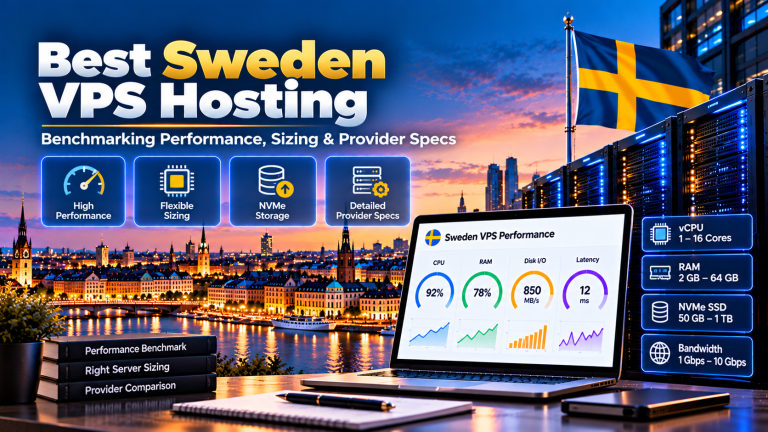 Comprehensive comparative benchmark matrix evaluating best Sweden VPS hosting providers across hardware specifications, Nordic latency, and 99.99 percent SLA uptime.