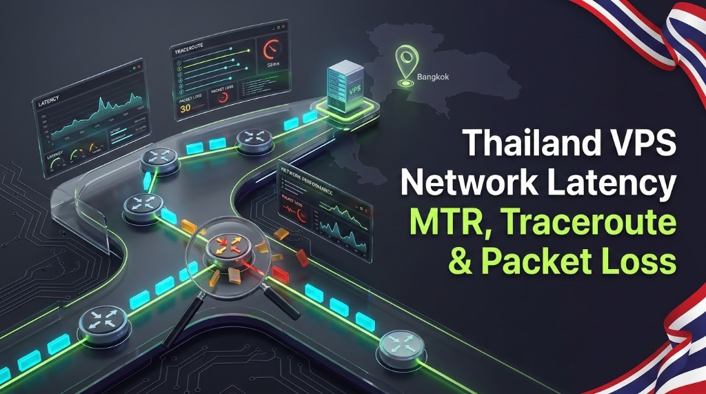 Thailand VPS Network Latency - MTR, Traceroute Routing Analysis, and Packet Loss Troubleshooting in Bangkok